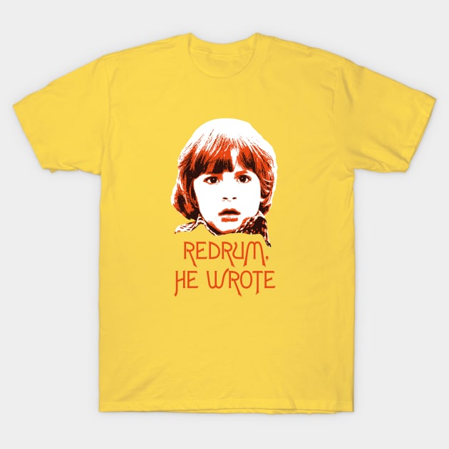 Murder, He Wrote (white) T-Shirt by daparacami